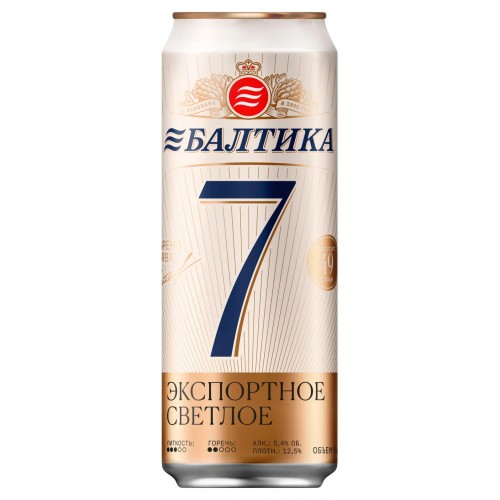   Балтика экспортное №7 светлое жб. 0.45л